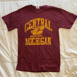 Central Michigan Maroon and Gold Graphic Tee